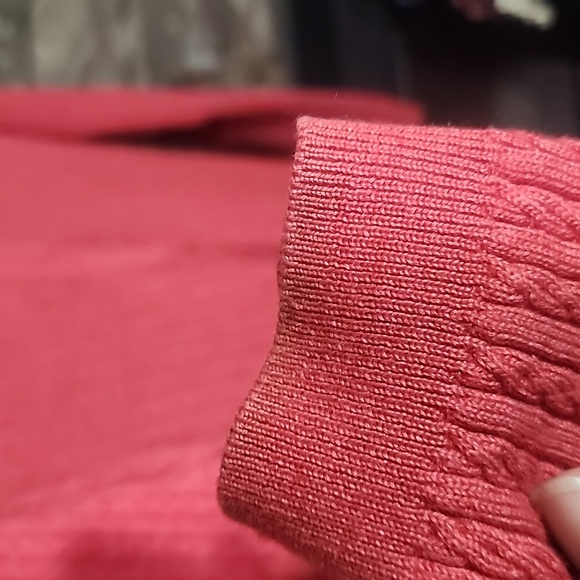 TODAY⚡️Brooks Brothers Silk Cashmere Thin Ribbed Cardigan sz L - Picture 7 of 9